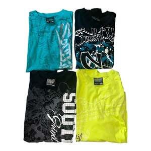 Southpole Authentic Collection Y2K Streetwear Graphic T-Shirts (Lot of 4)